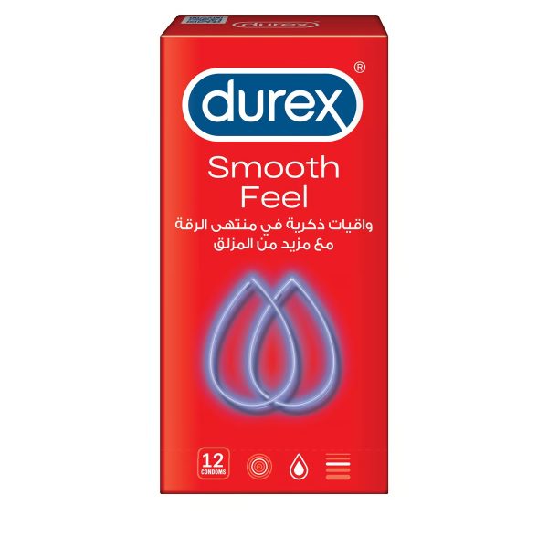 واقي ذكر ديوركس Feel Smooth – عبوة 12 قطعة لحسية ناعمة وراحة عالية